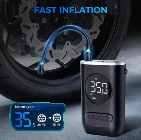 Mini Compresor De Aire Eléctrico Recargable Inalámbrico
