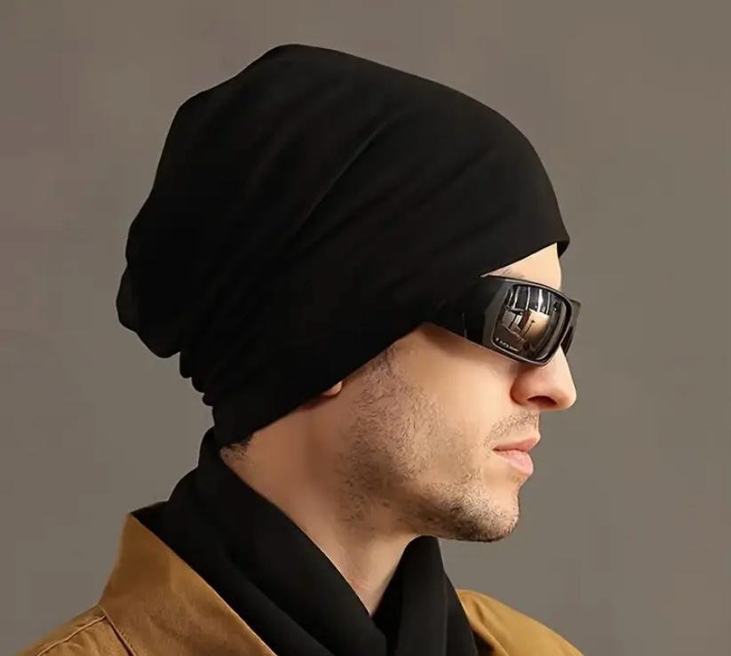 Pack de 2 Gorros holgados | Colores Azul Oscuro y Negro