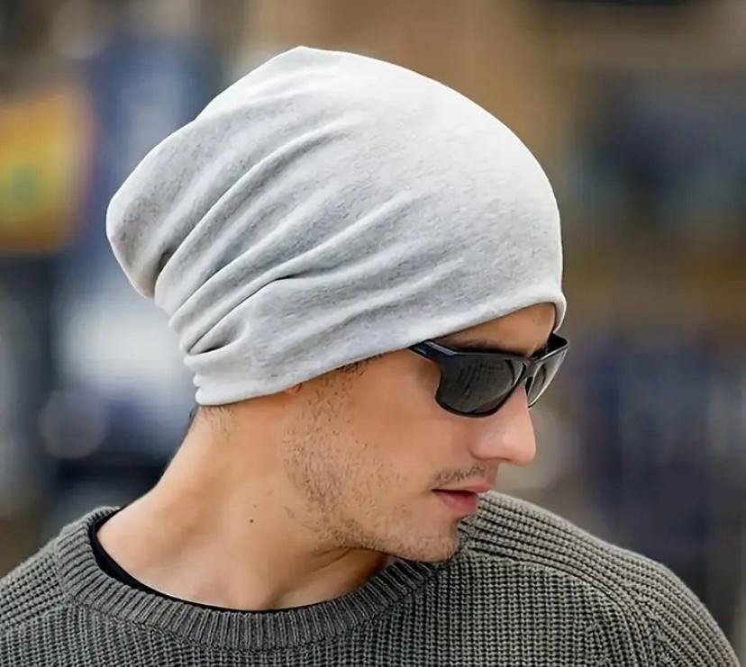 Pack de 2 Gorros holgados | Colores Azul Oscuro y Negro