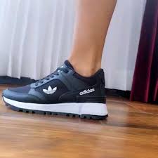 Tenis Adidas Trebol Negro Dama