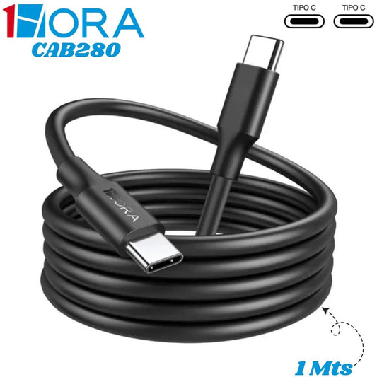 Cable Tipo C A Tipo C, 1 Metro 100W Cab280