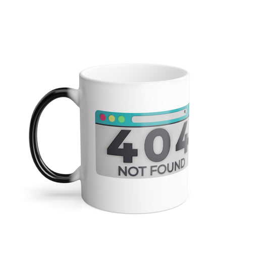 Taza personalizada mágica ingenieros error 404