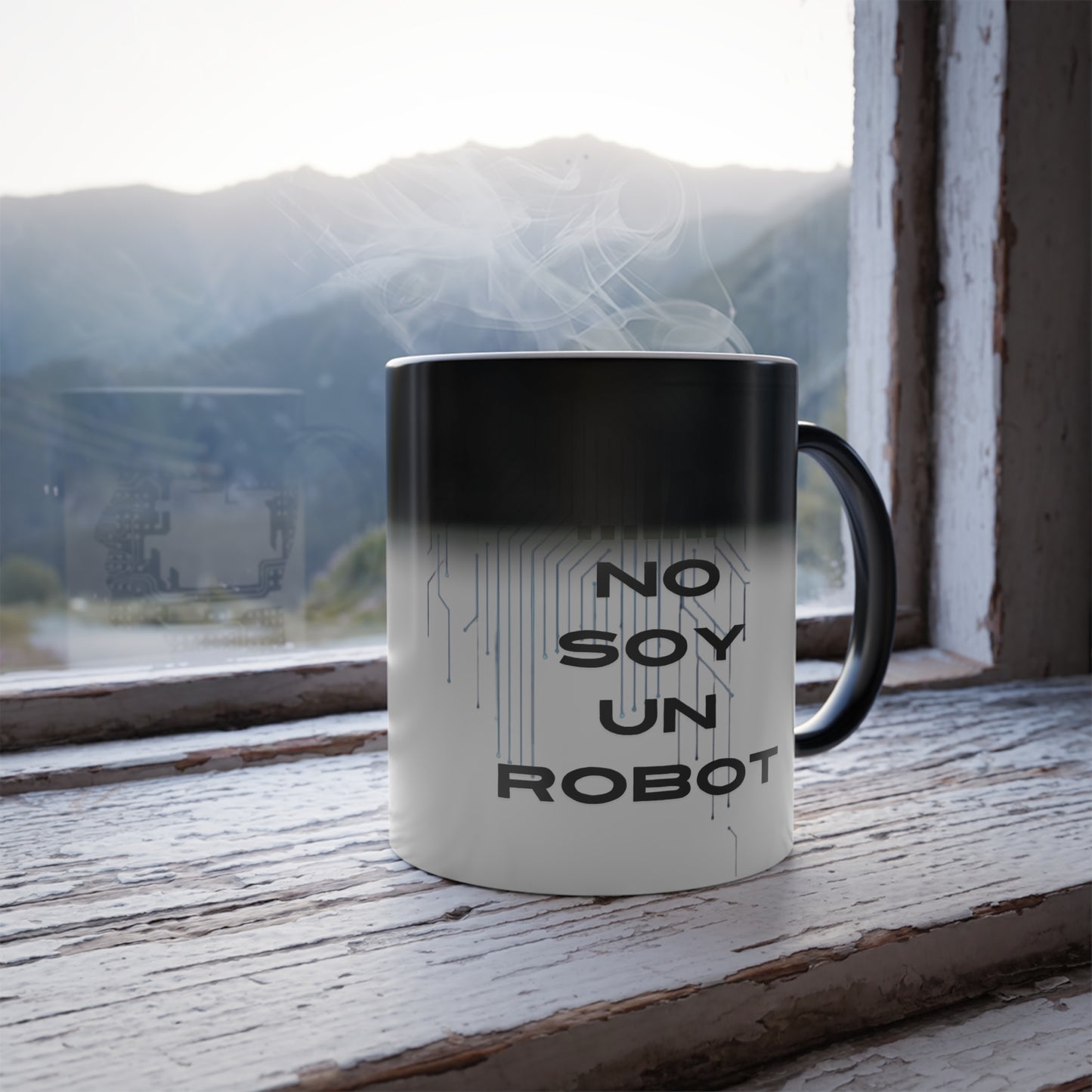 Taza personalizada mágica para ingenieros inteligencia artificial