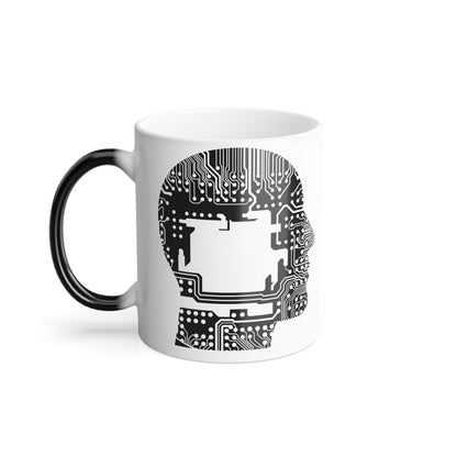 Taza personalizada mágica para ingenieros inteligencia artificial