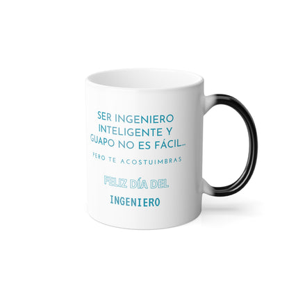 Taza personalizada mágica ingeniero datos