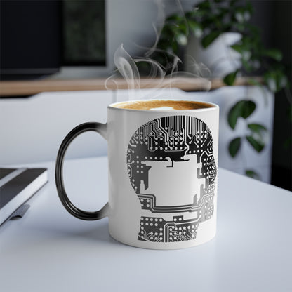 Taza personalizada mágica para ingenieros inteligencia artificial